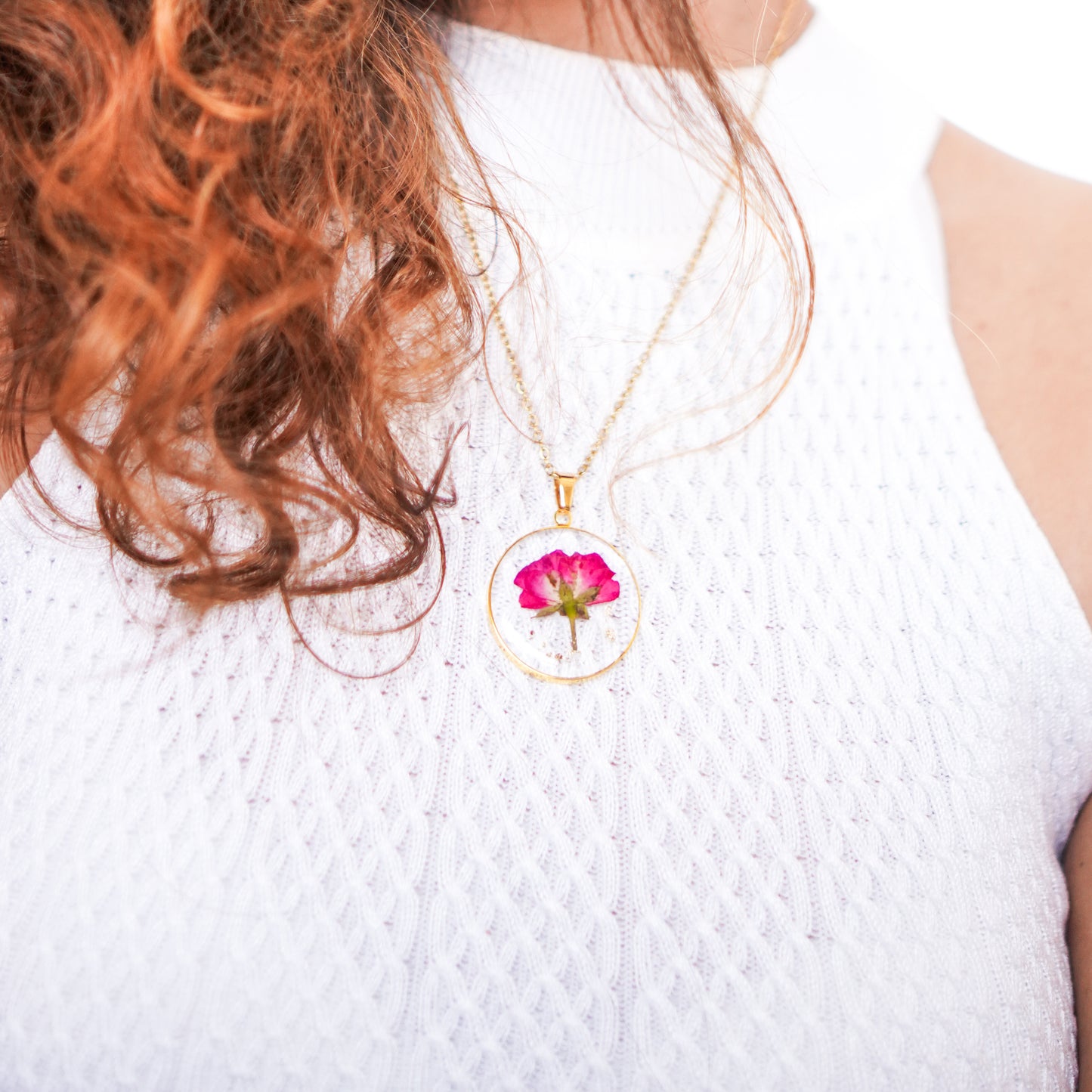 Forever Love Rose Bud Necklace