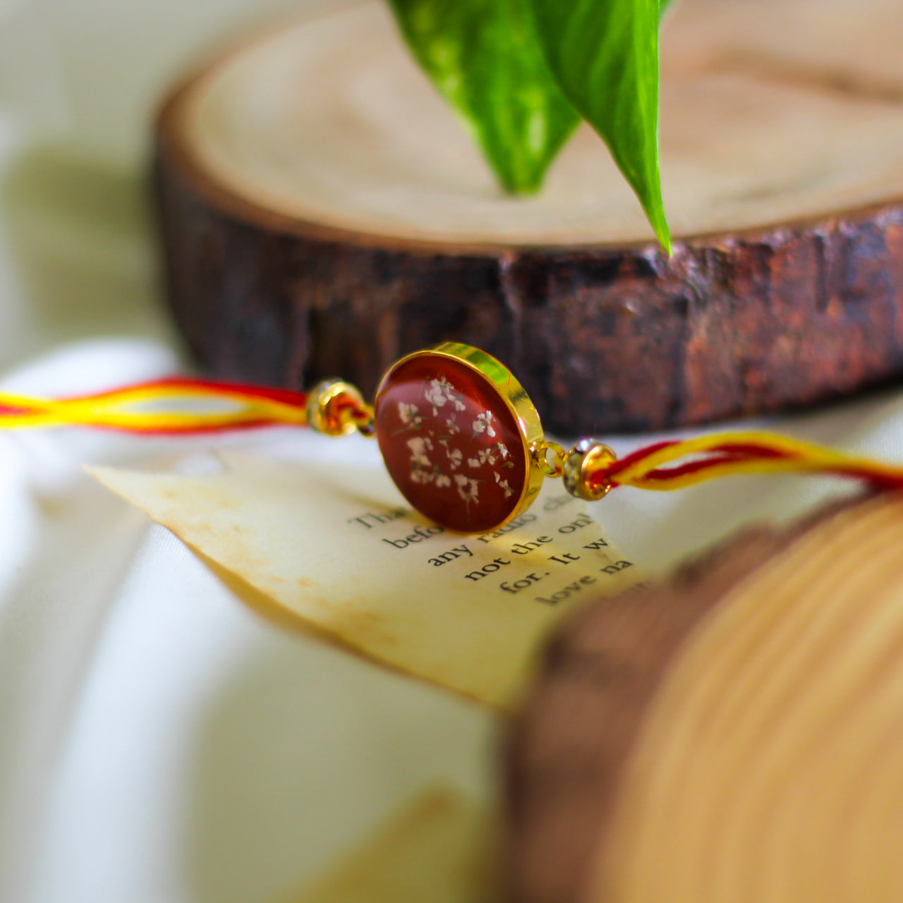Mini Annes Lace Red Rakhi