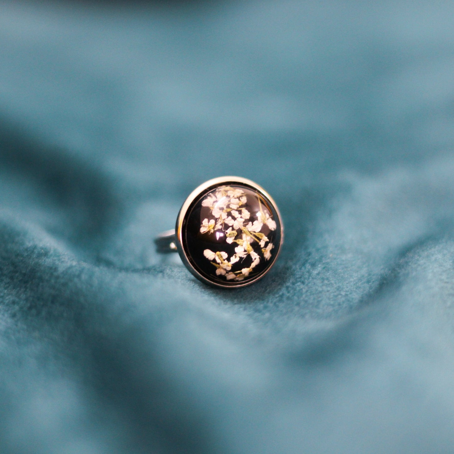 Bird's Nest Black Ring