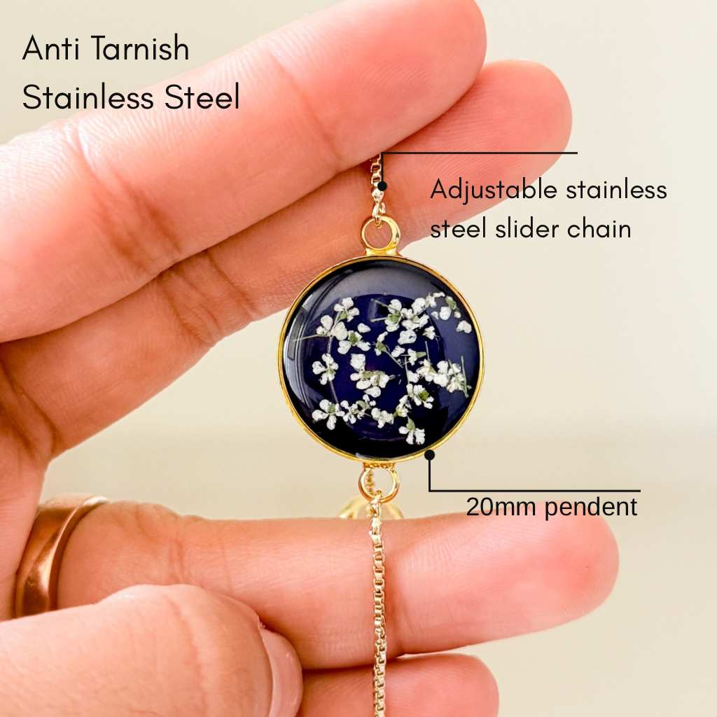 Mini Annes Lace Navy Blue Bracelet