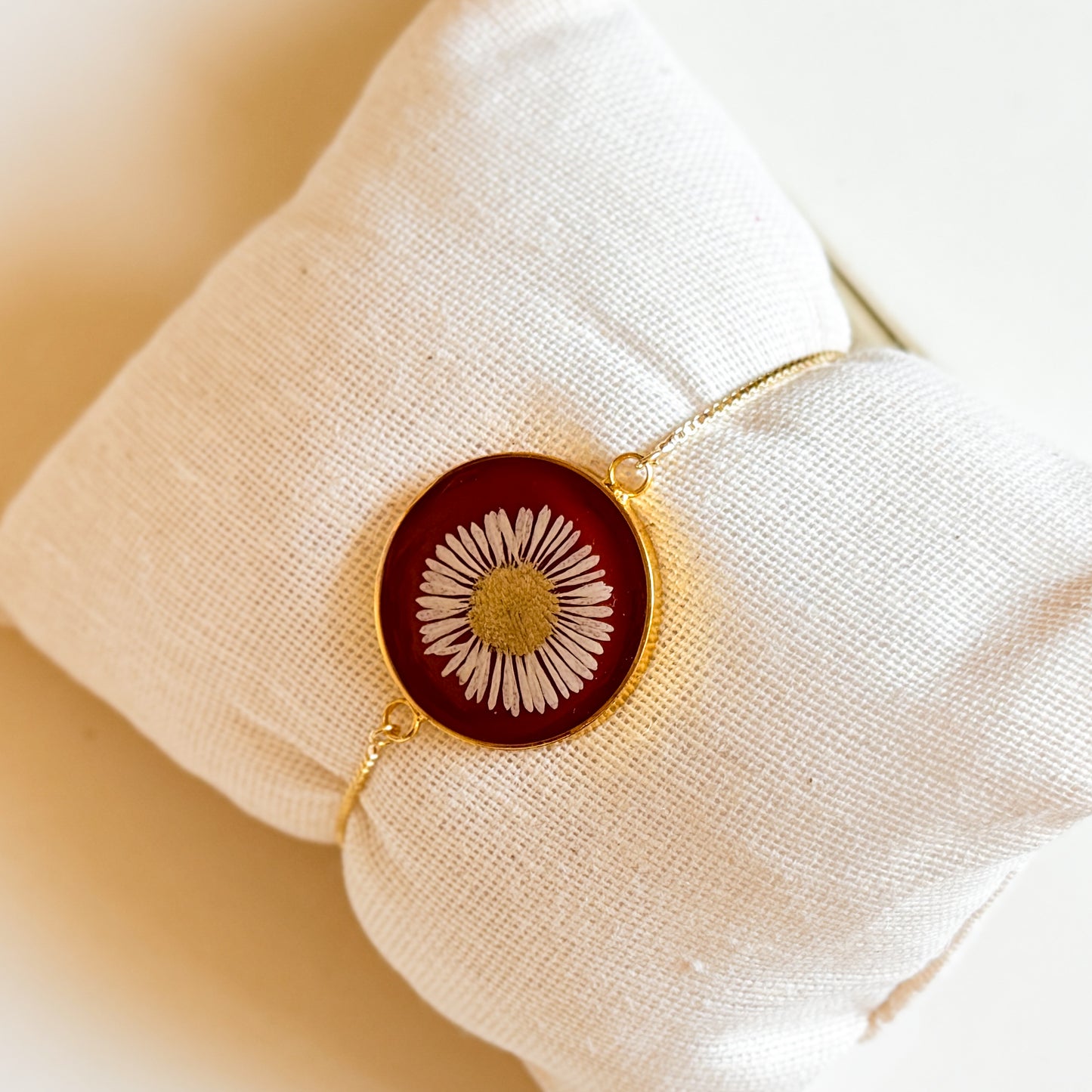 Greek Star Aster Red Bracelet