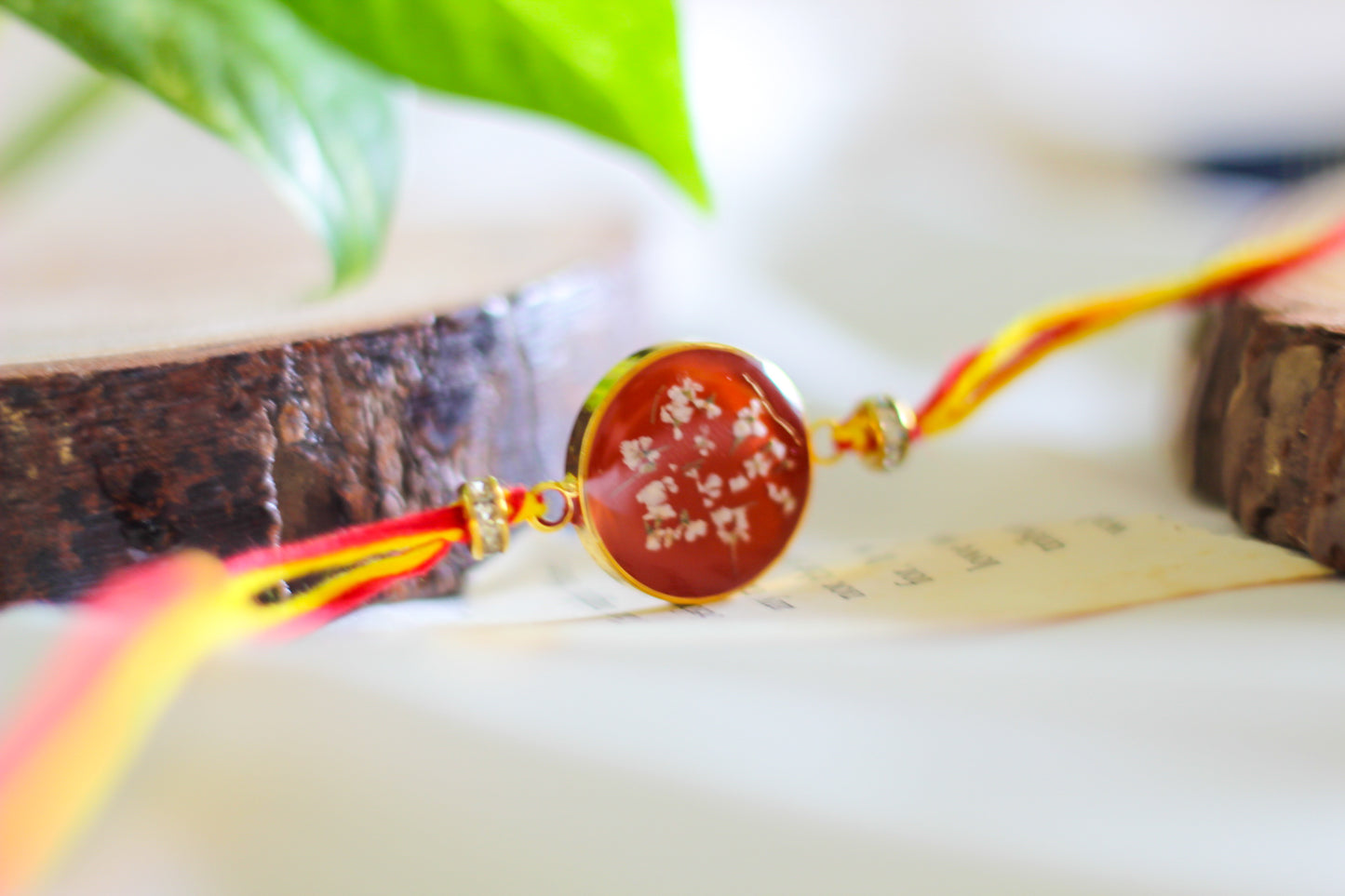 Mini Annes Lace Red Rakhi