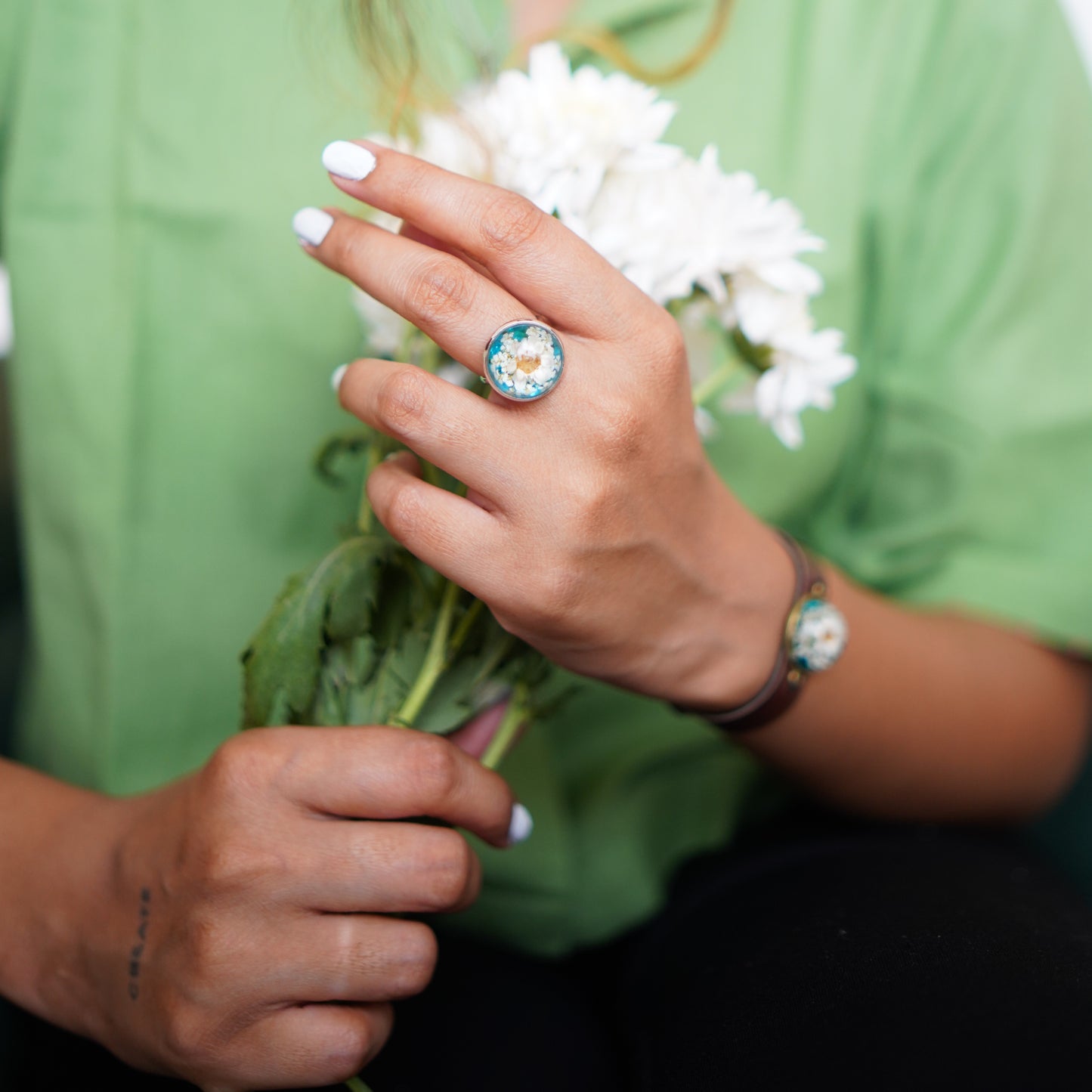 White Dreamy Ring
