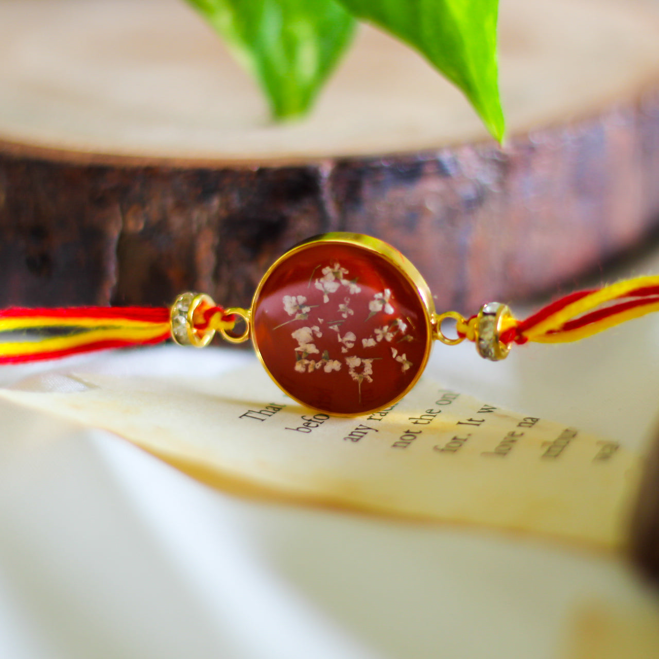 Mini Annes Lace Red Rakhi