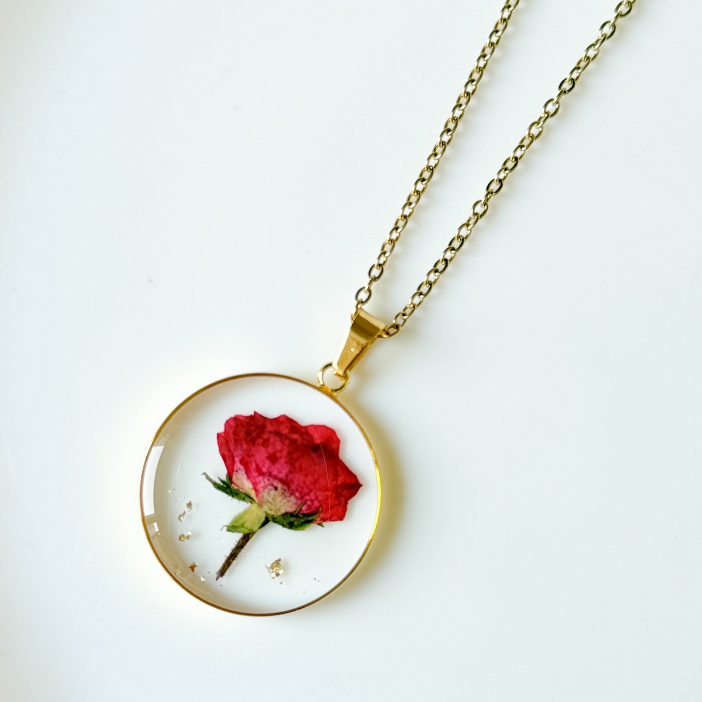 Forever Love Rose Bud Necklace