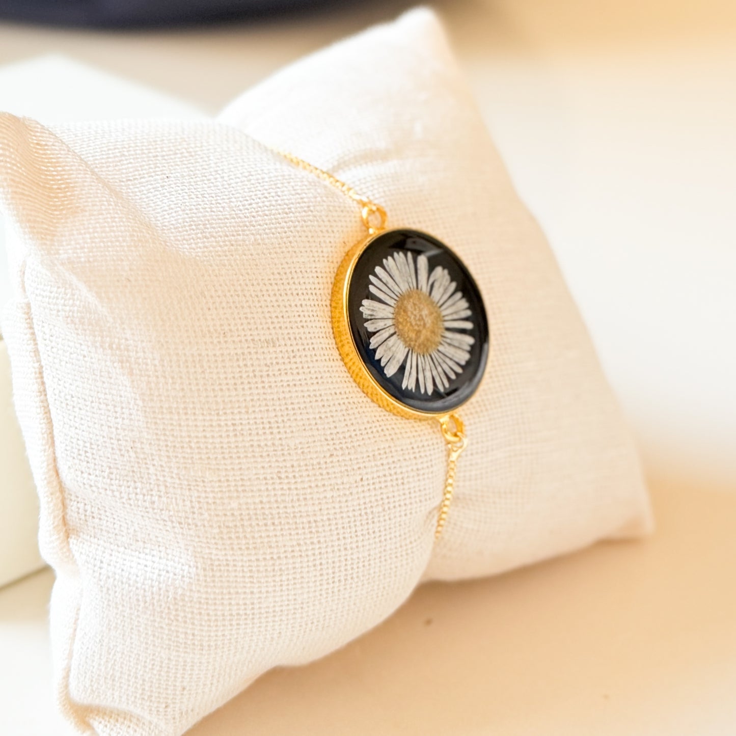 Greek Star Aster Black Bracelet