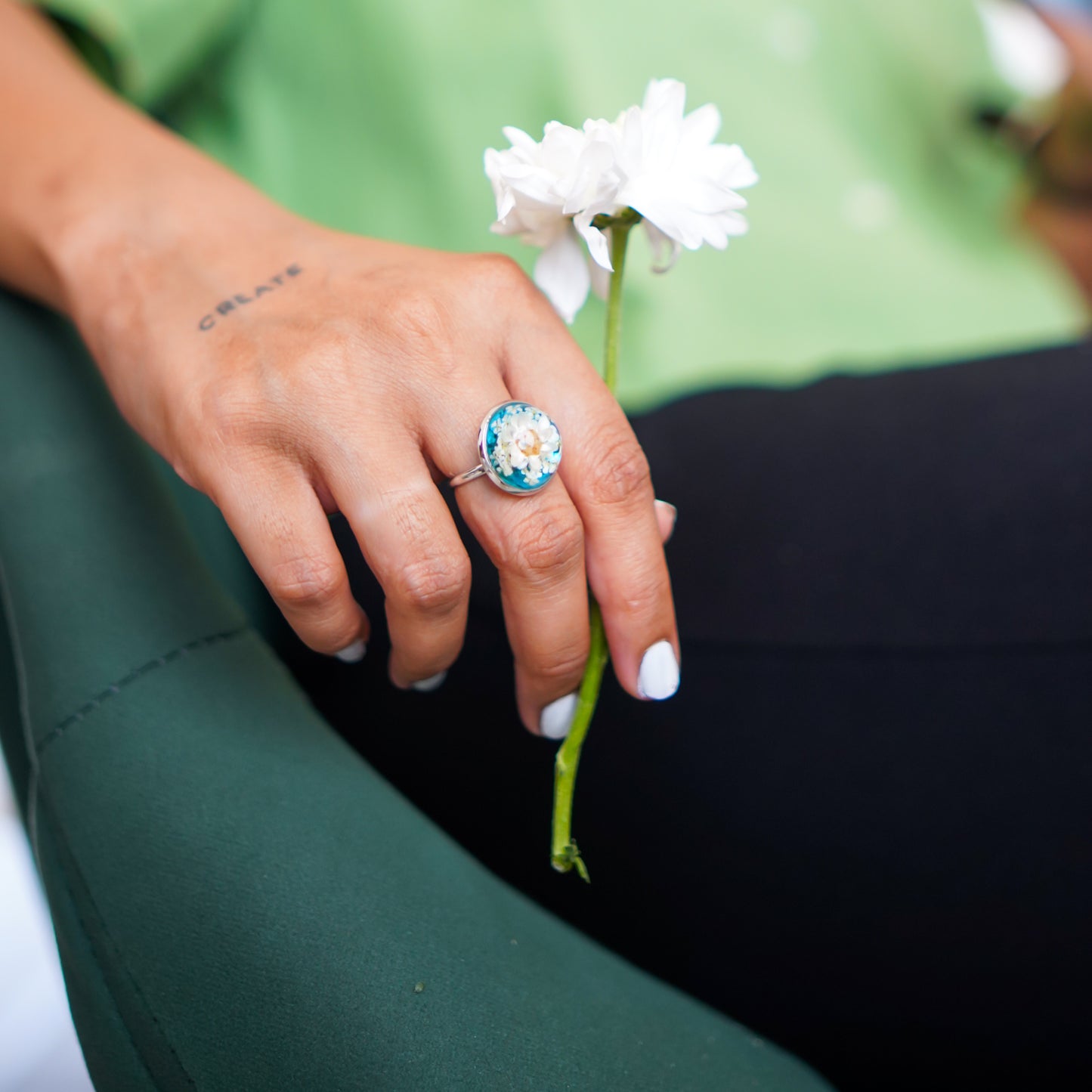 White Dreamy Ring