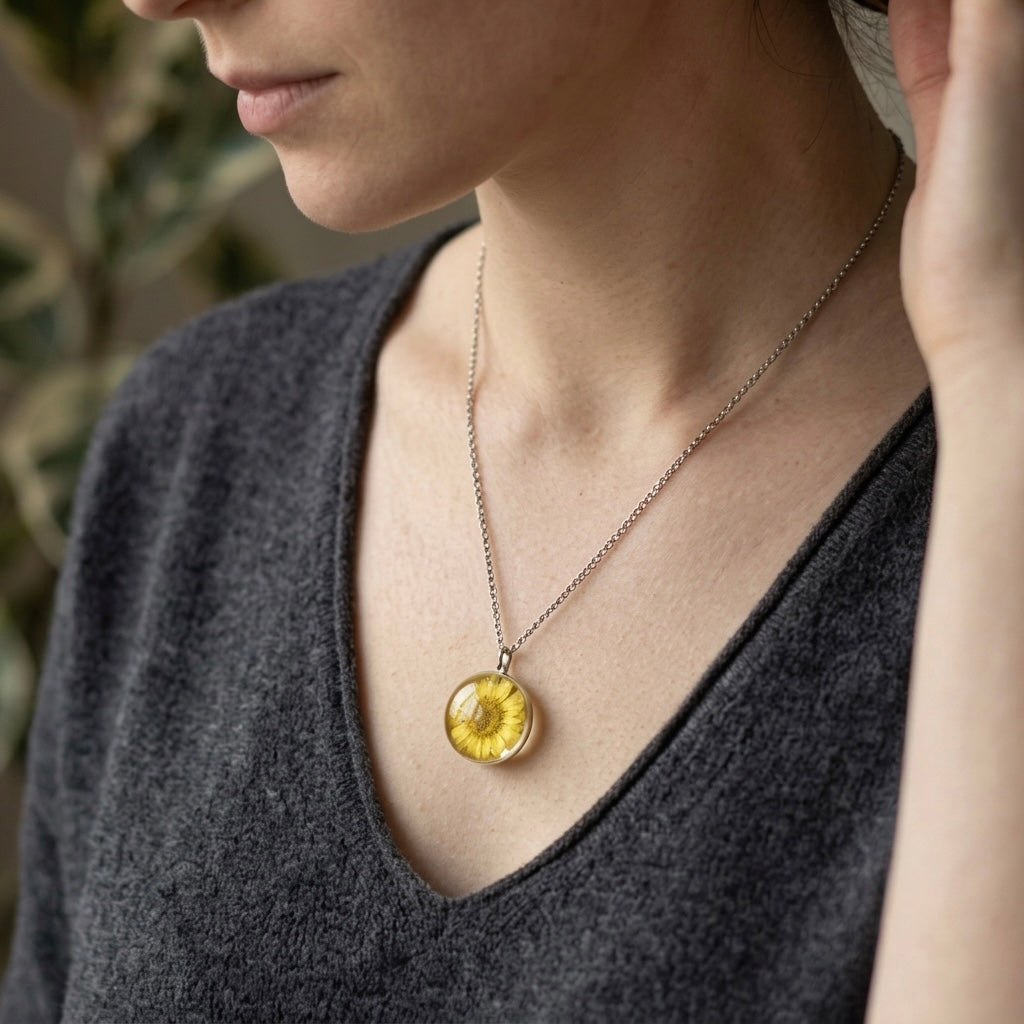 Solstice Horizon Dome Necklace
