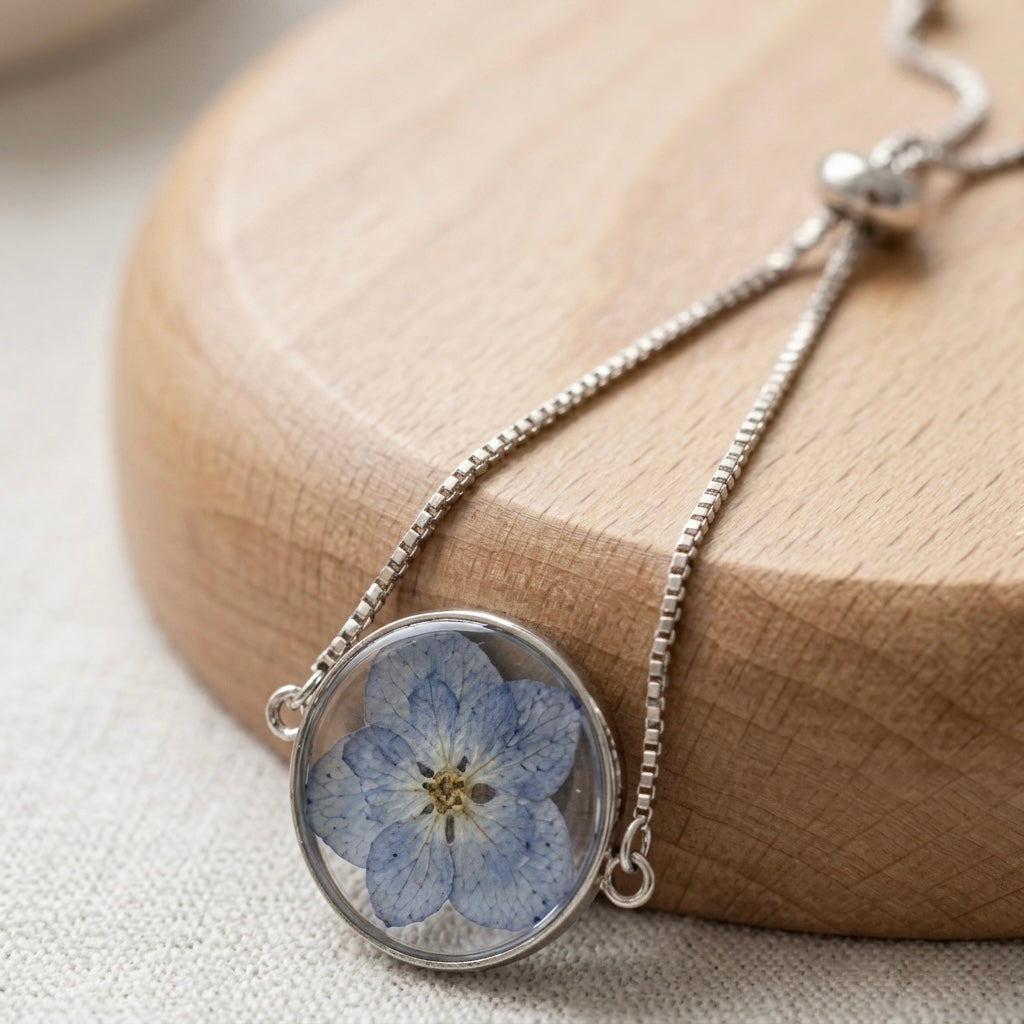 Crystalline Hydrangea Bracelet