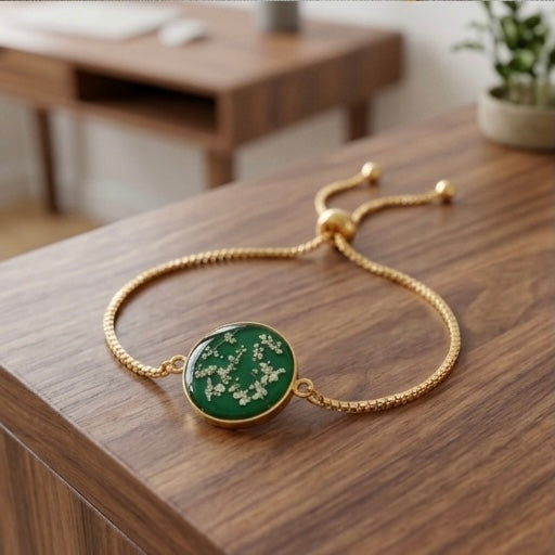Mini Annes Lace Green Bracelet