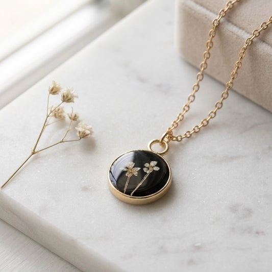 Starry Night Botanical Pendant
