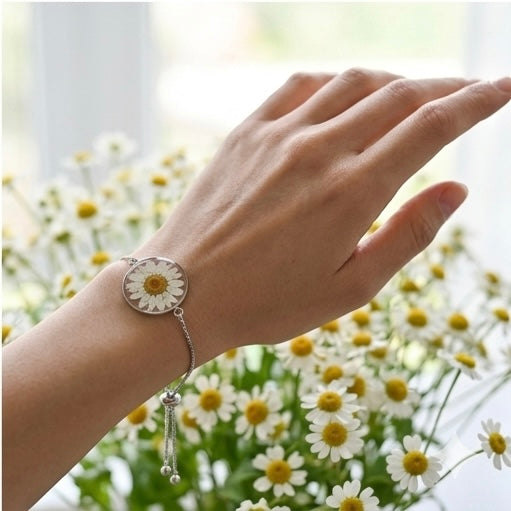 Daisy Shimmer Bracelets - Gold/Silver plated