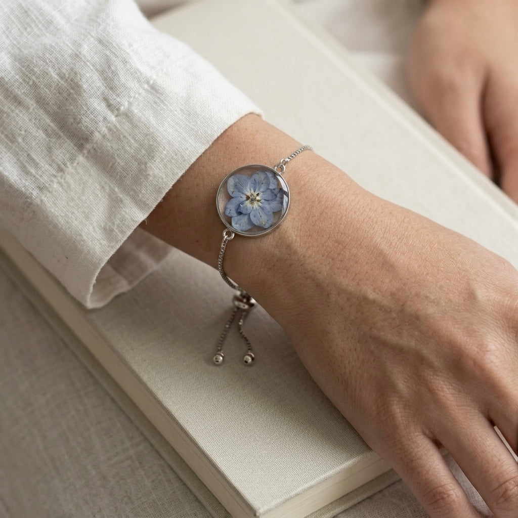 Crystalline Hydrangea Bracelet