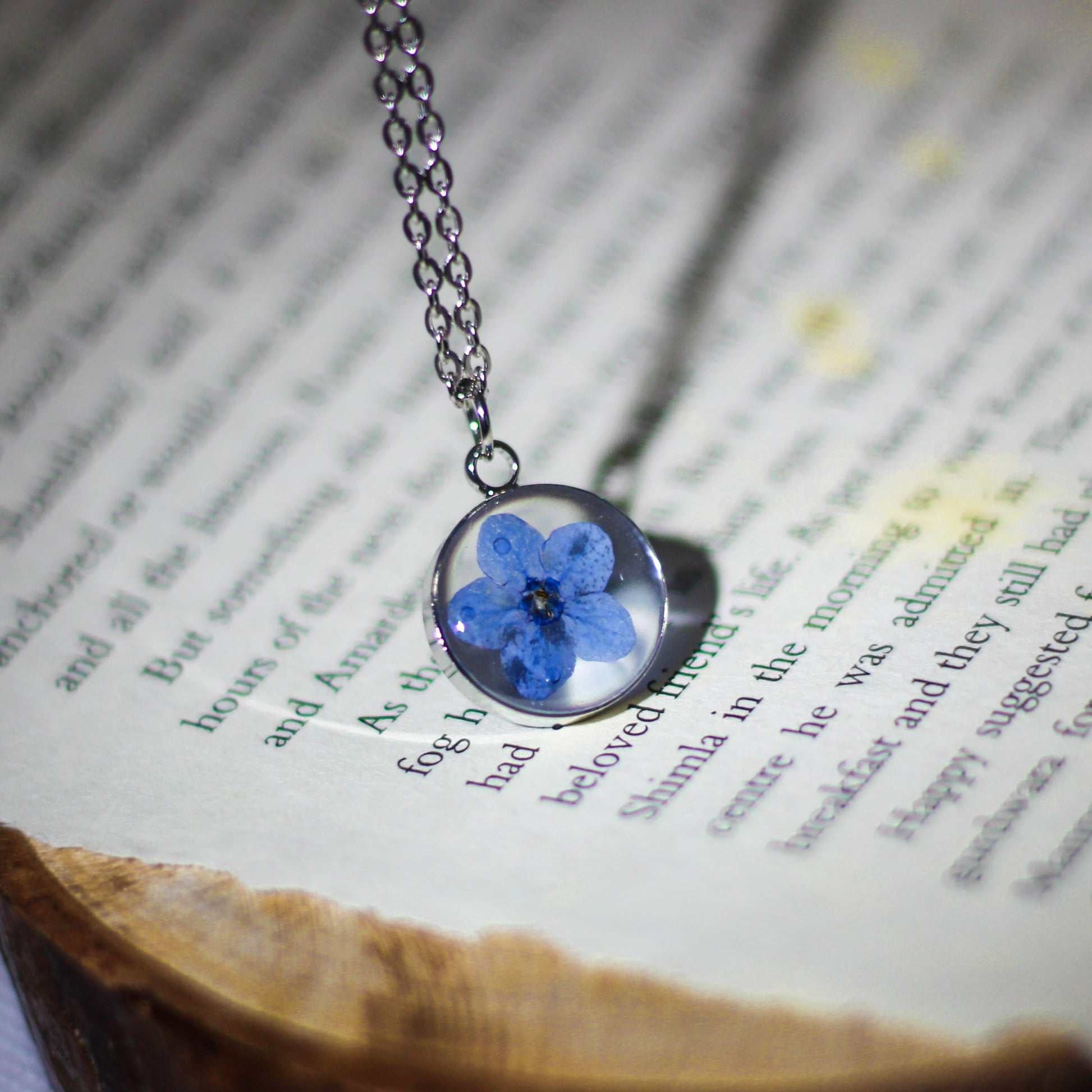 Mini Forget Me Not Necklace - Main Image