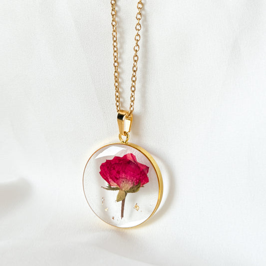 Forever Love Rose Bud Necklace