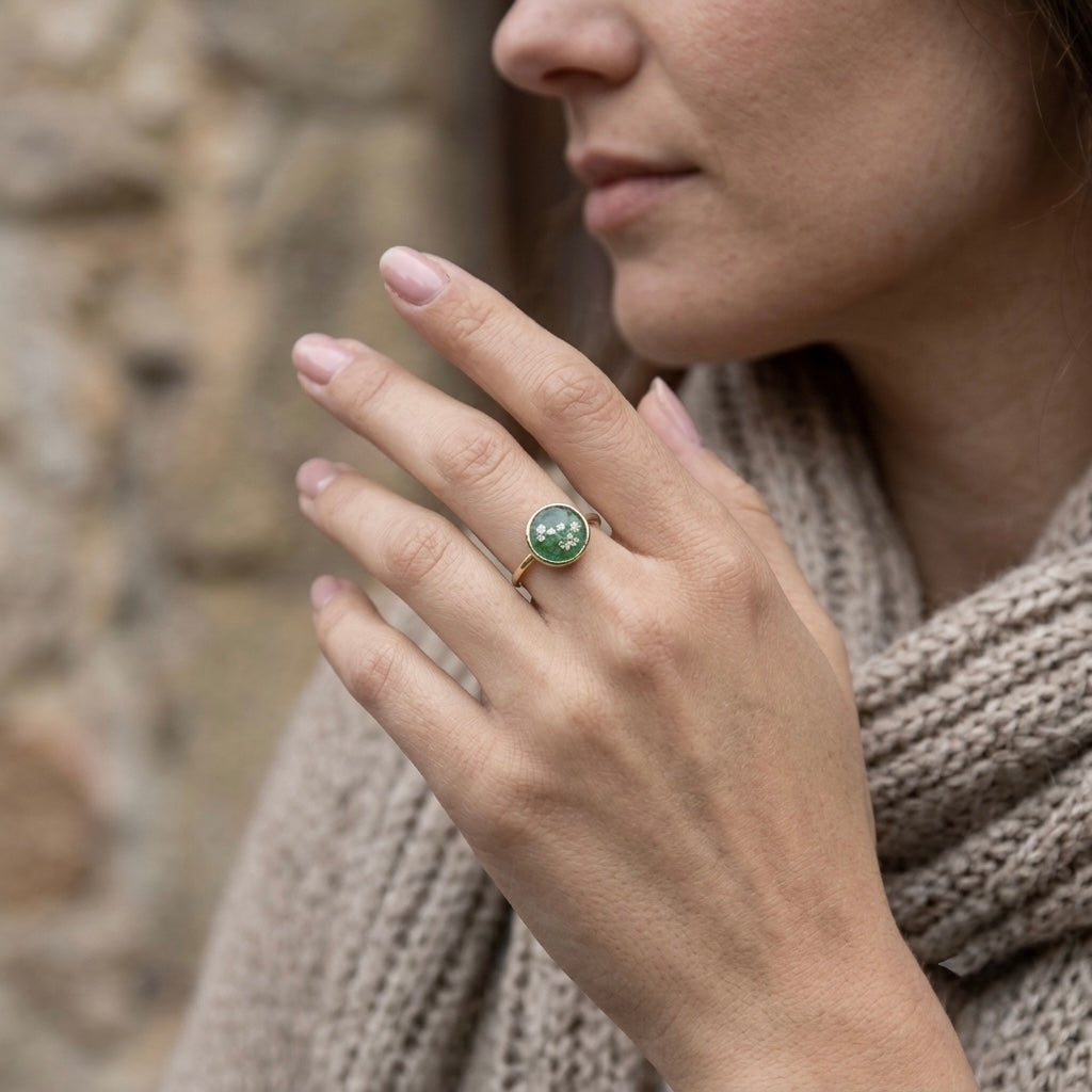 The Emerald Meadow Ring
