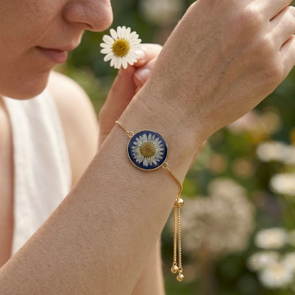 Aster Gold Bracelet (Purple)