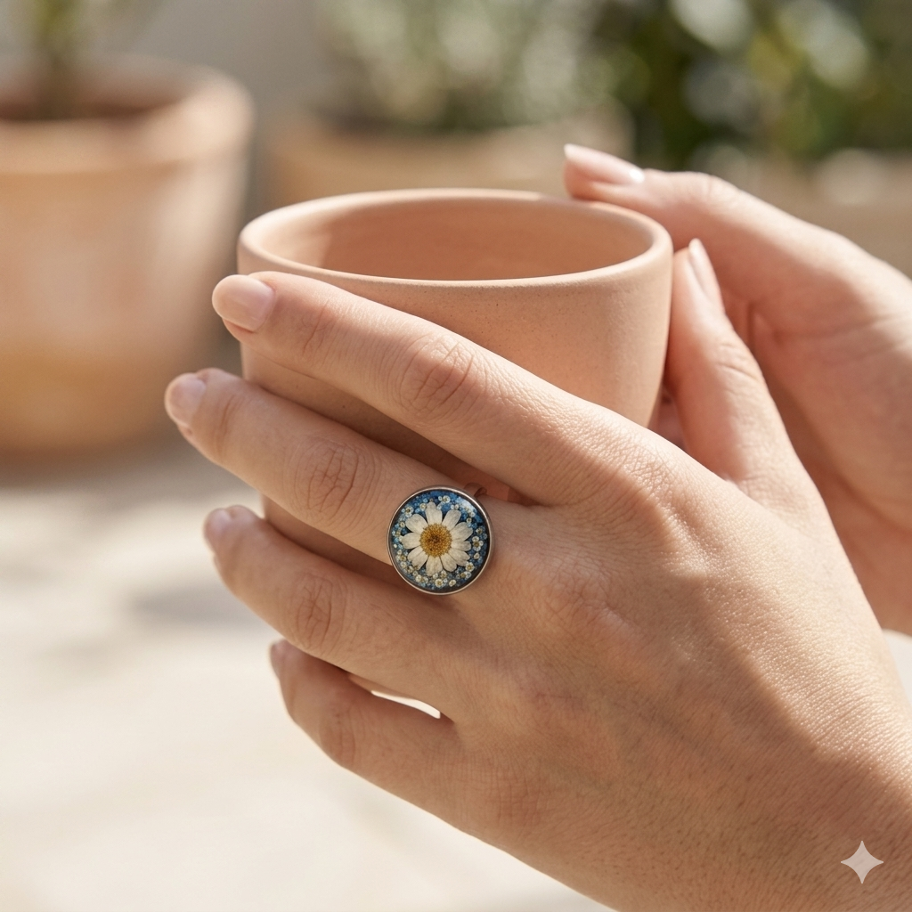 White Dreamy Ring