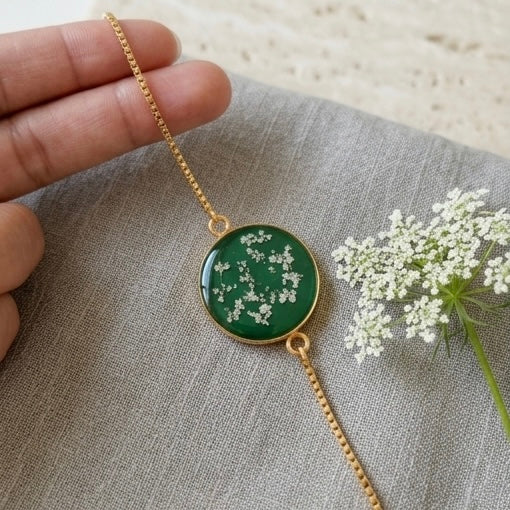 Mini Annes Lace Green Bracelet