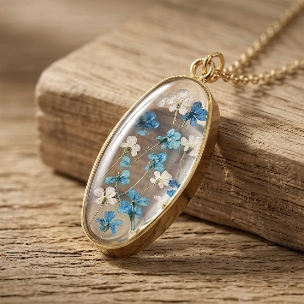 Scarlet Filigree Oval Gold Pendant