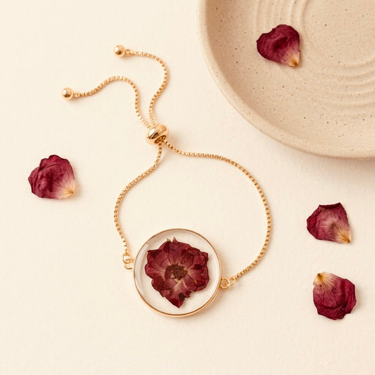 The Crimson Rose Bracelet
