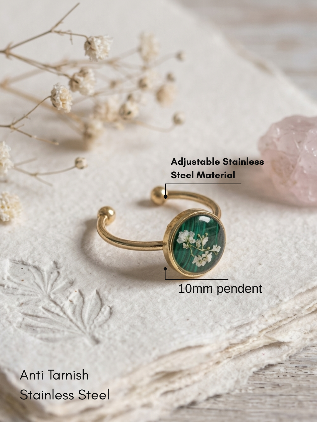 The Emerald Meadow Ring