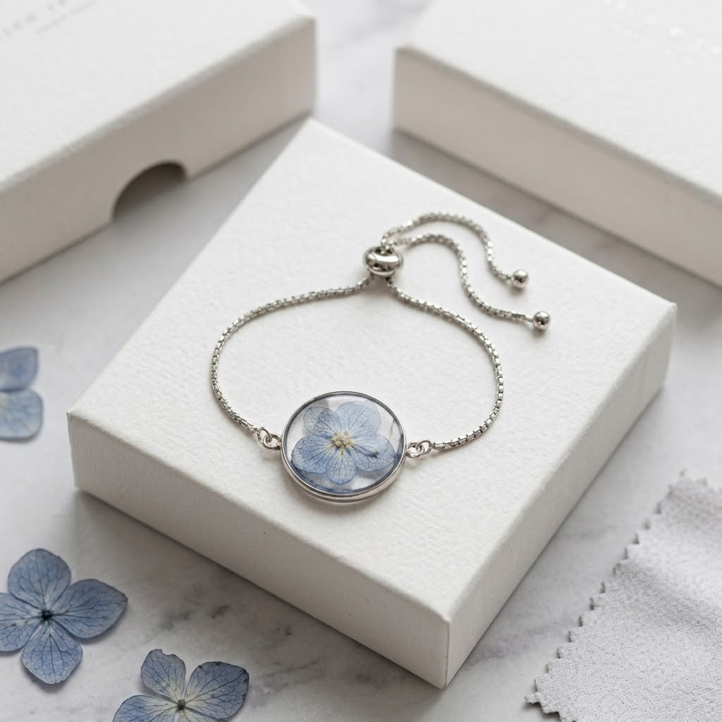 Crystalline Hydrangea Bracelet
