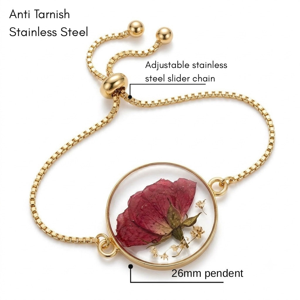 The Scarlet Rosebud Bracelet