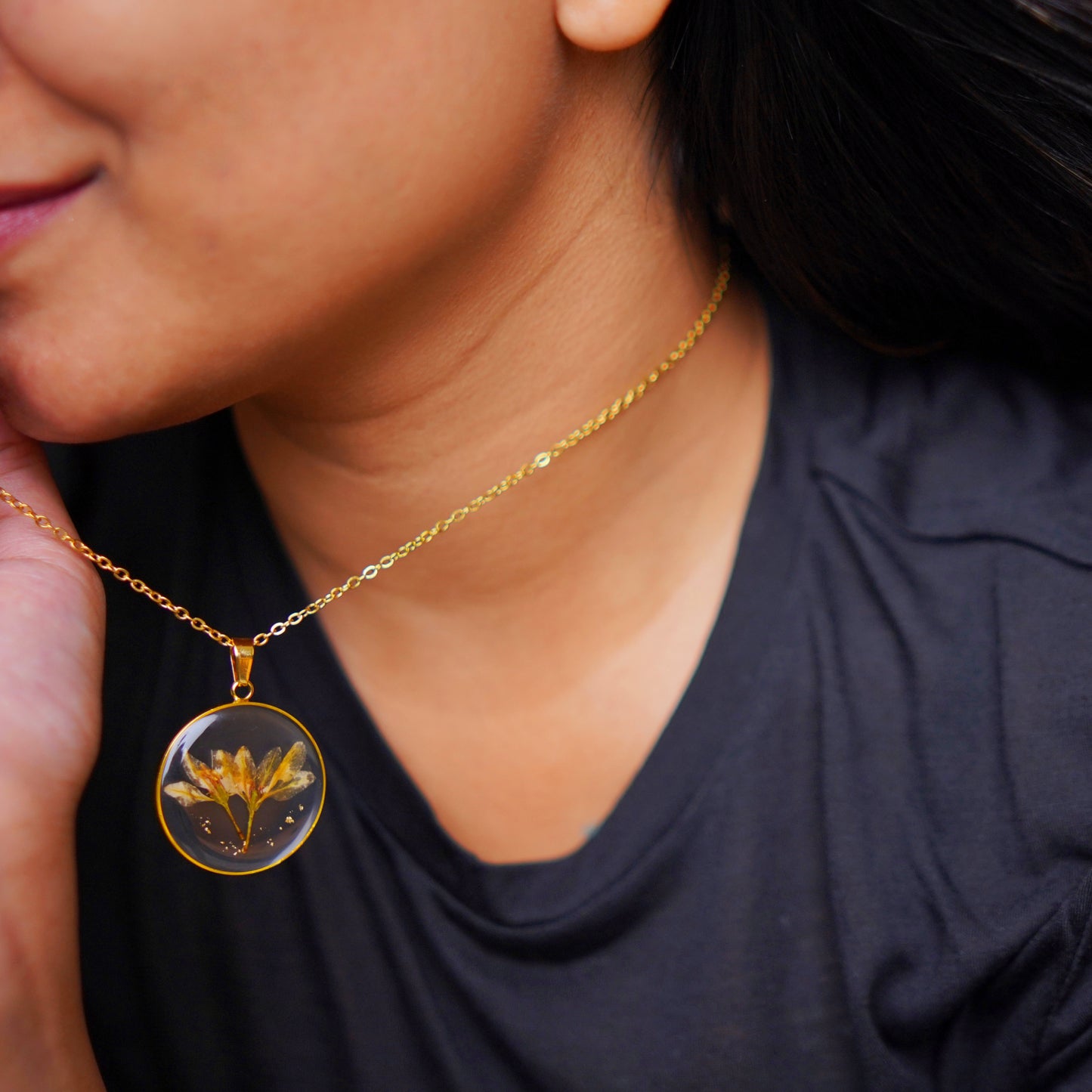 Leaf Petal Necklace