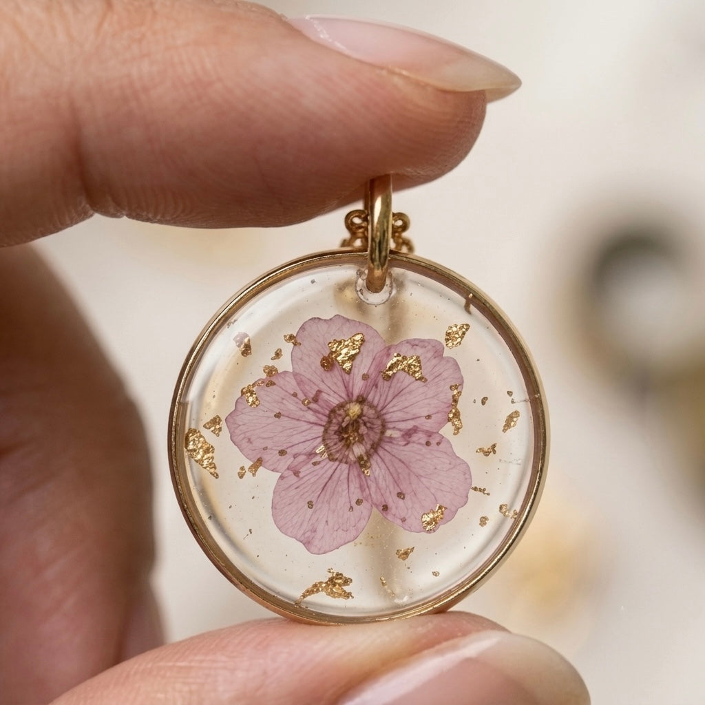 Springtide Perseverance Pendant (Pink)