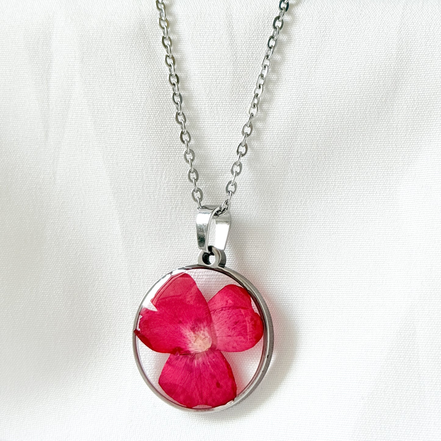 Rose Petal Leaf Necklace