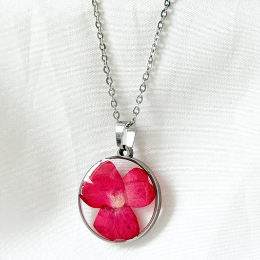 Rose Petal Leaf Necklace