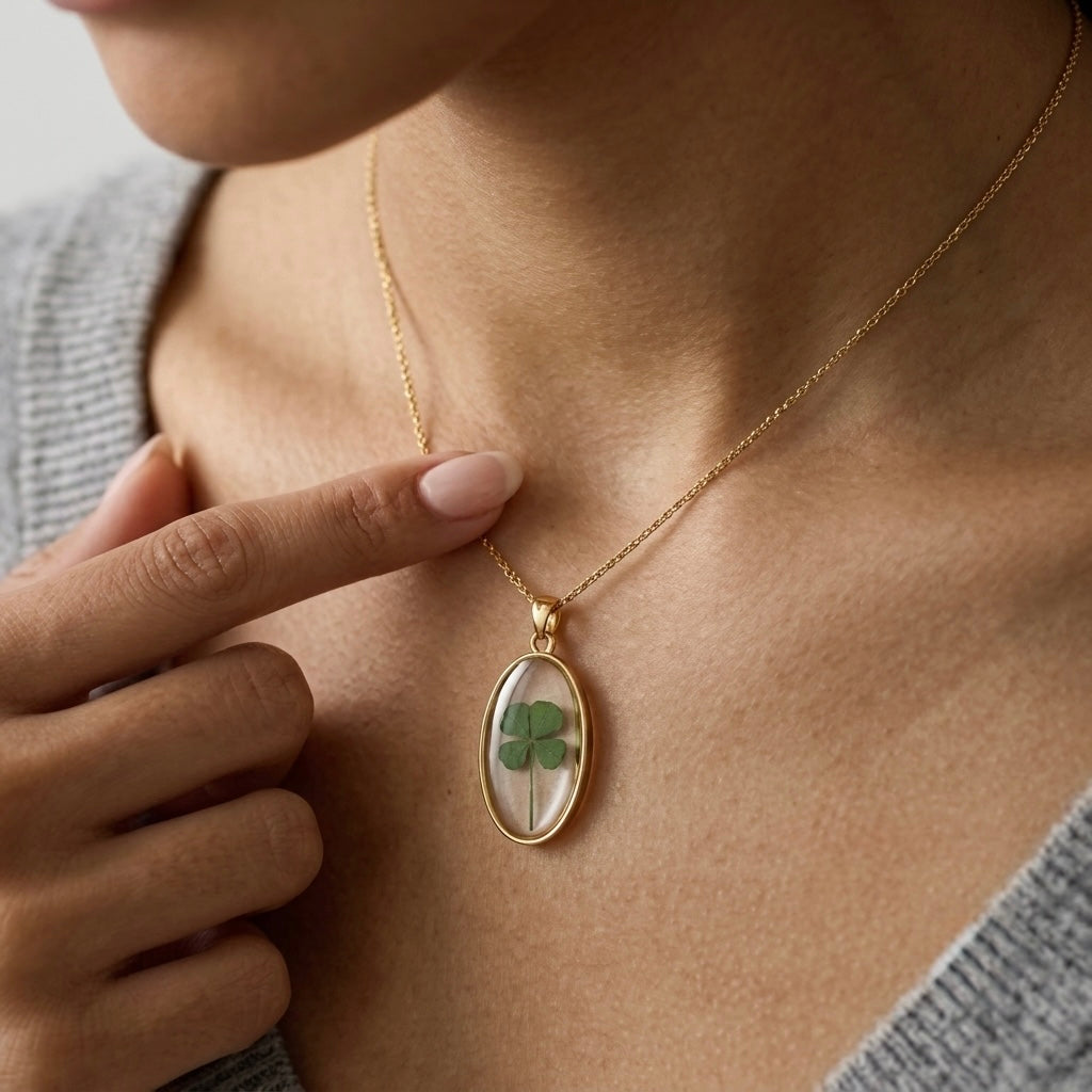 Eve's Lucky Token - Oval Gold