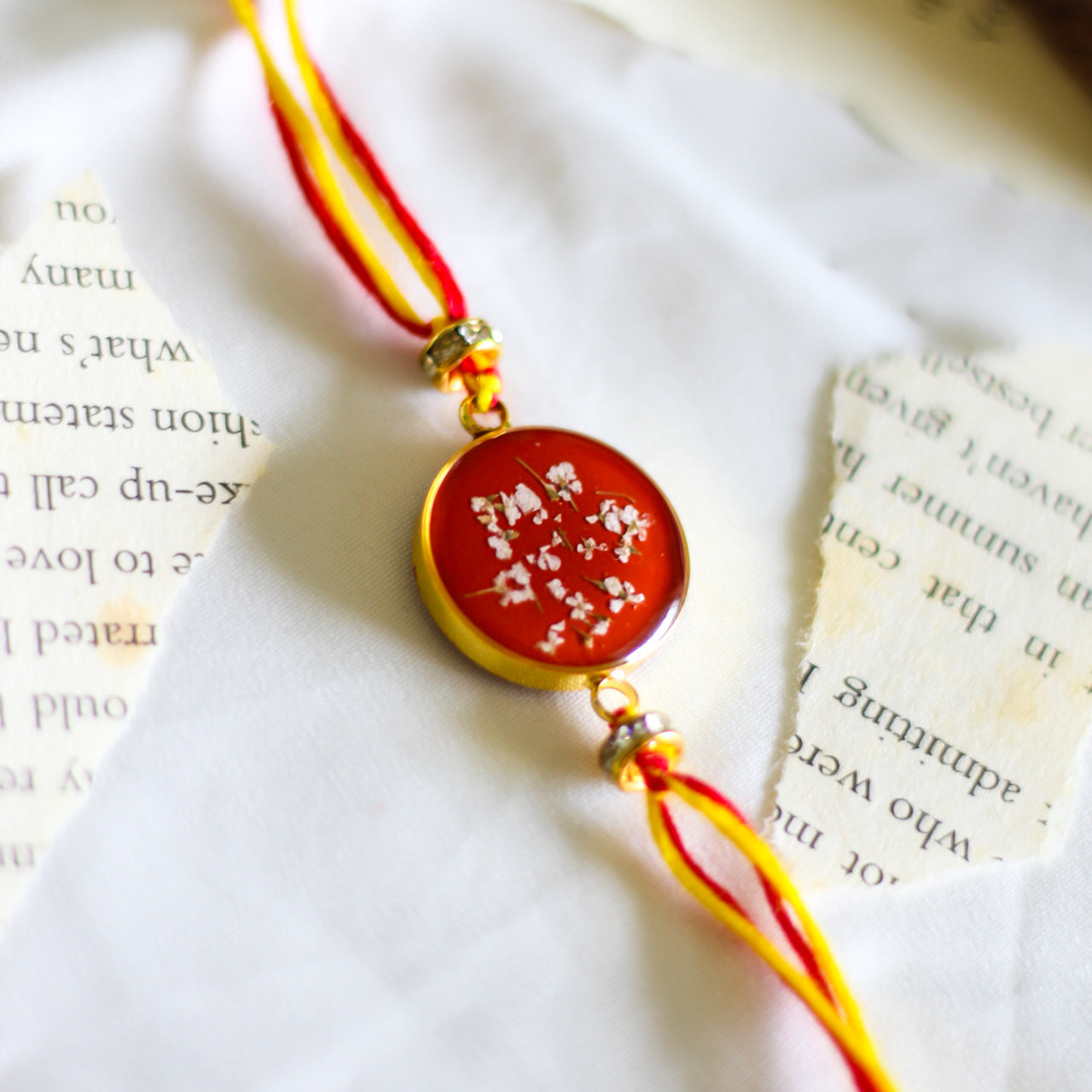Mini Annes Lace Red Rakhi