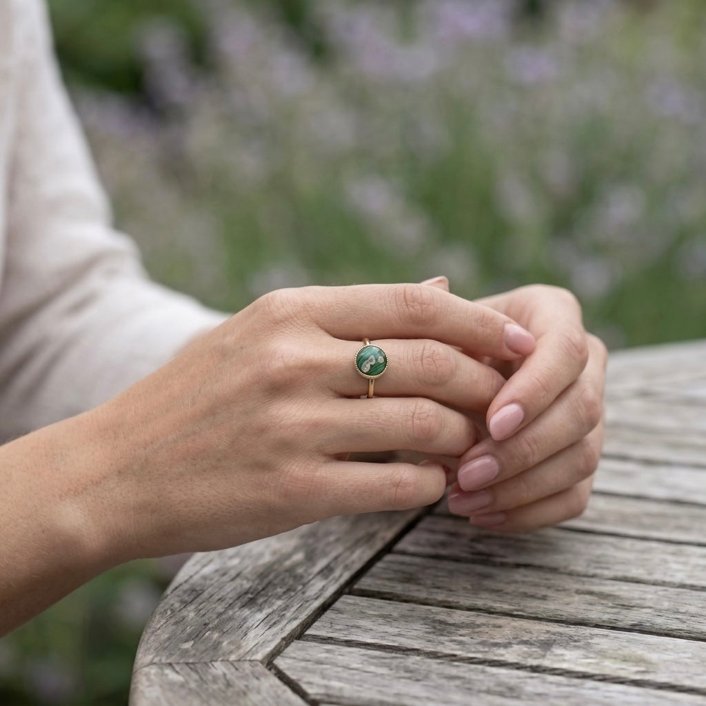 The Emerald Meadow Ring