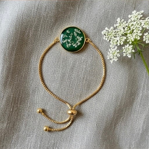 Mini Annes Lace Green Bracelet