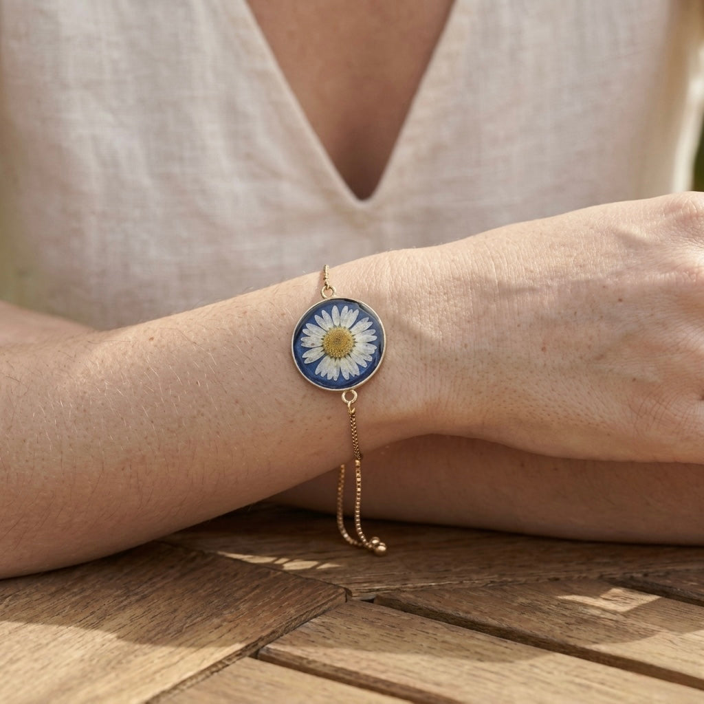 Aster Gold Bracelet (Purple)