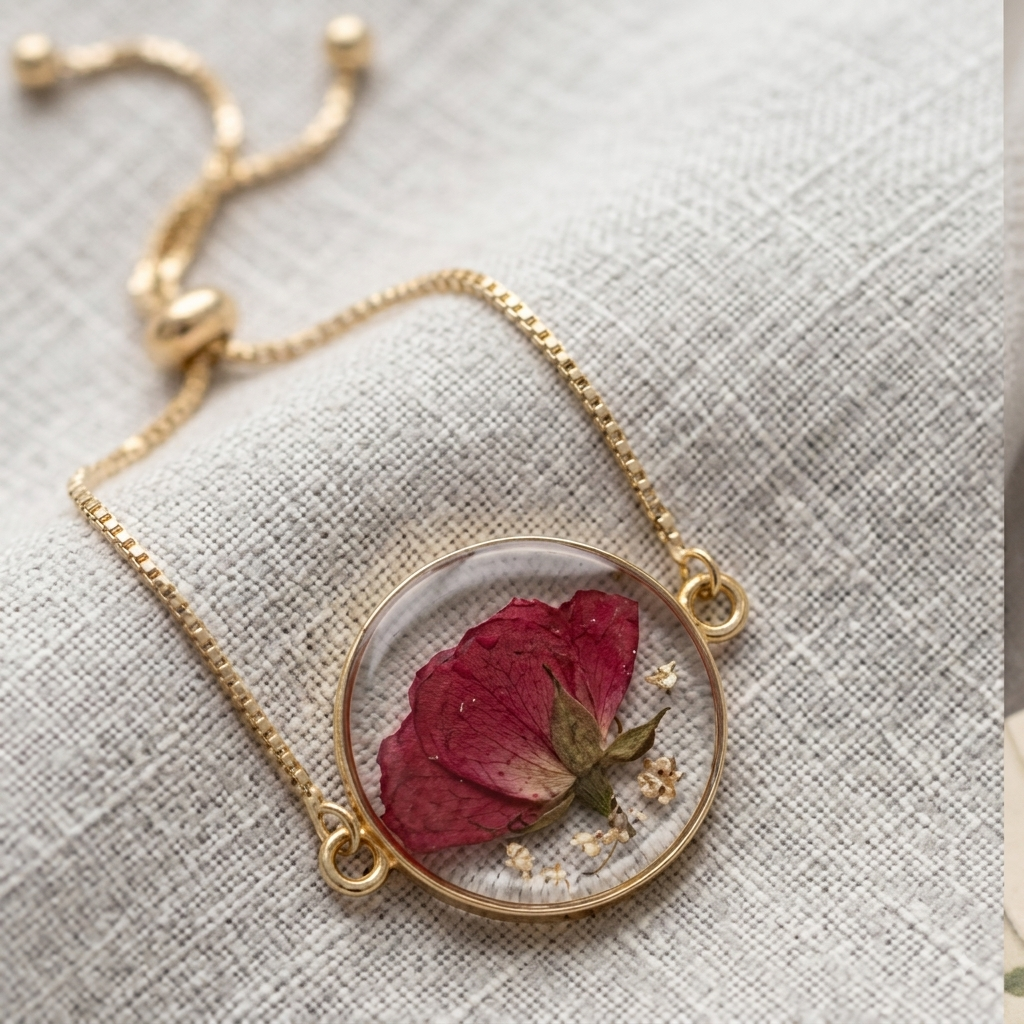 The Scarlet Rosebud Bracelet