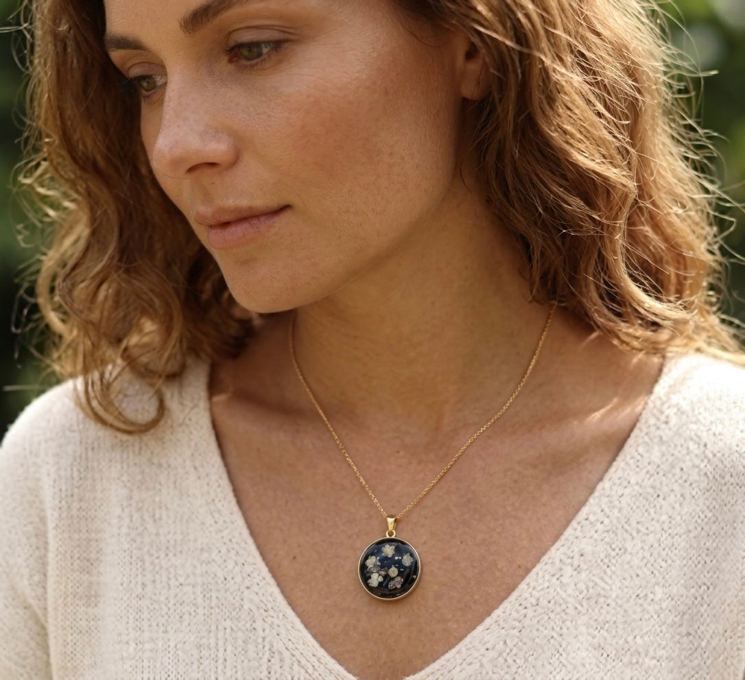 Midnight Constellation Gold Pendant