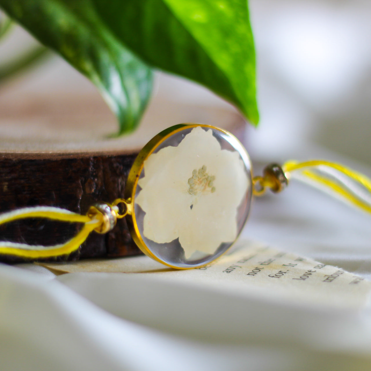 White Larkspur Rakhi