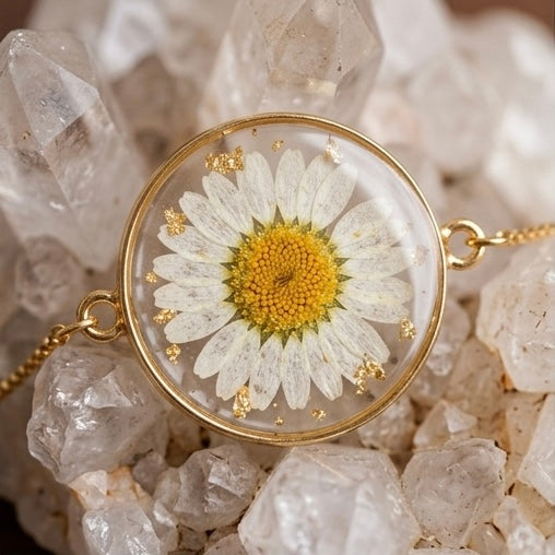 Daisy Shimmer Bracelets - Gold/Silver plated