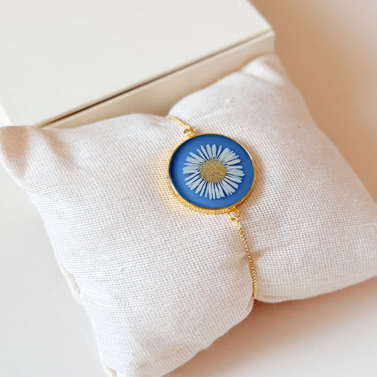 Greek Star Aster Blue Bracelet