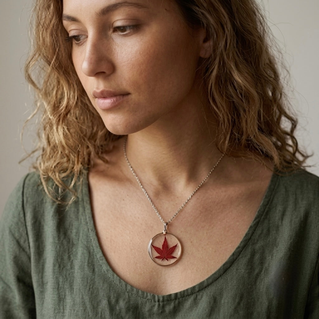 Equinox Ember Maple Pendant - Unisex