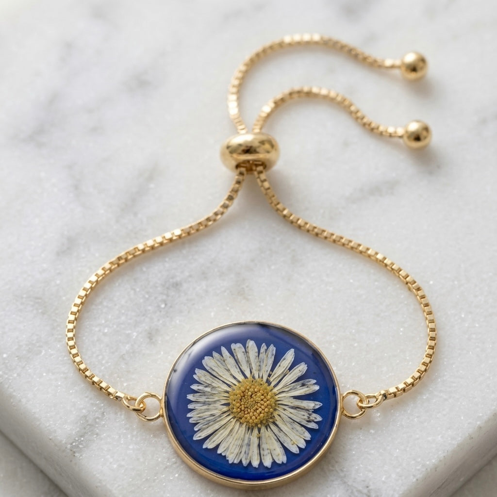 Aster Gold Bracelet (Purple)