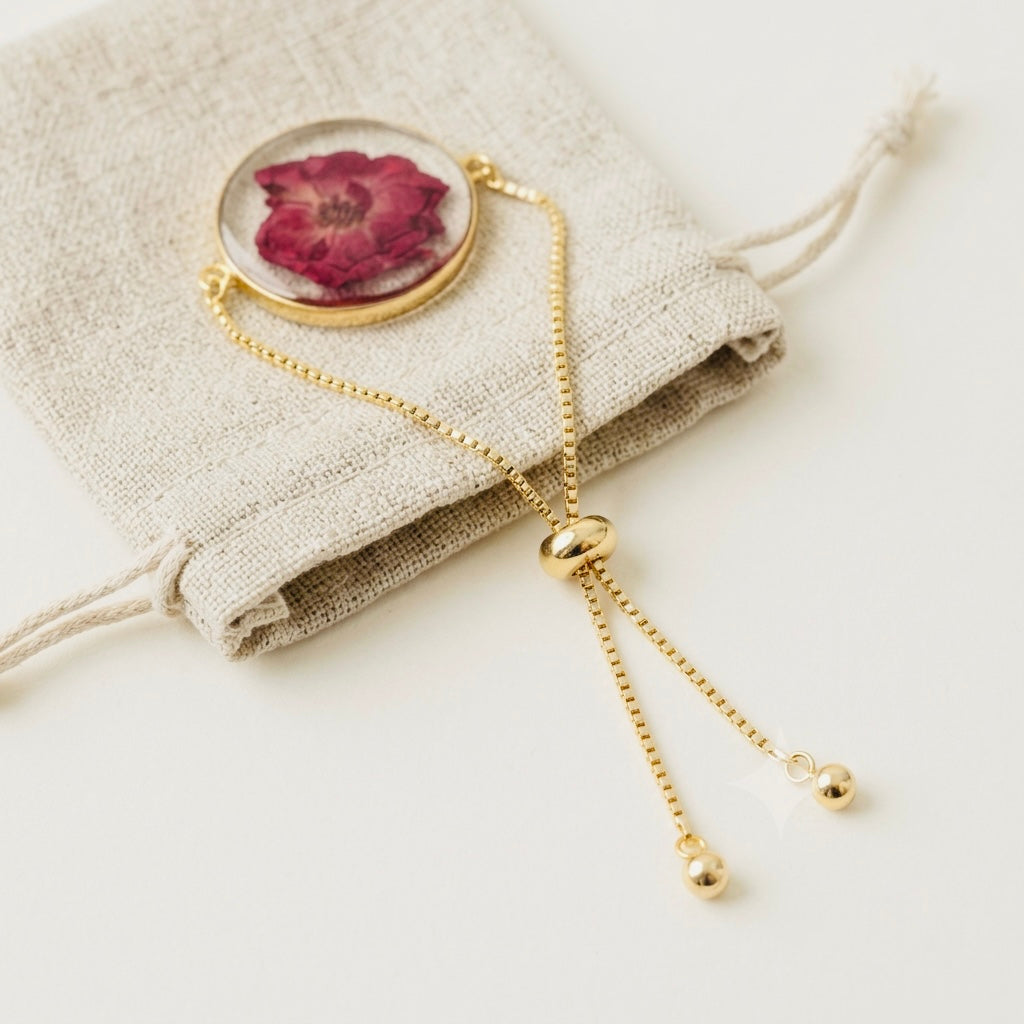 The Crimson Rose Bracelet