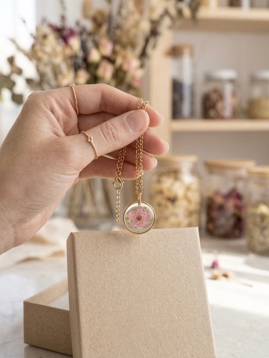 Springtide Perseverance Pendant (Pink)