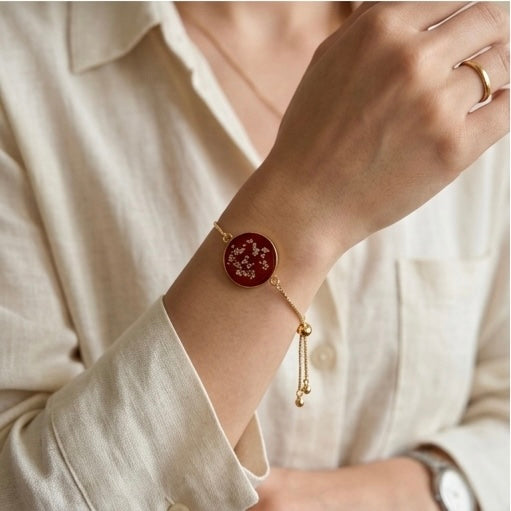 Mini Annes Lace Red Bracelet