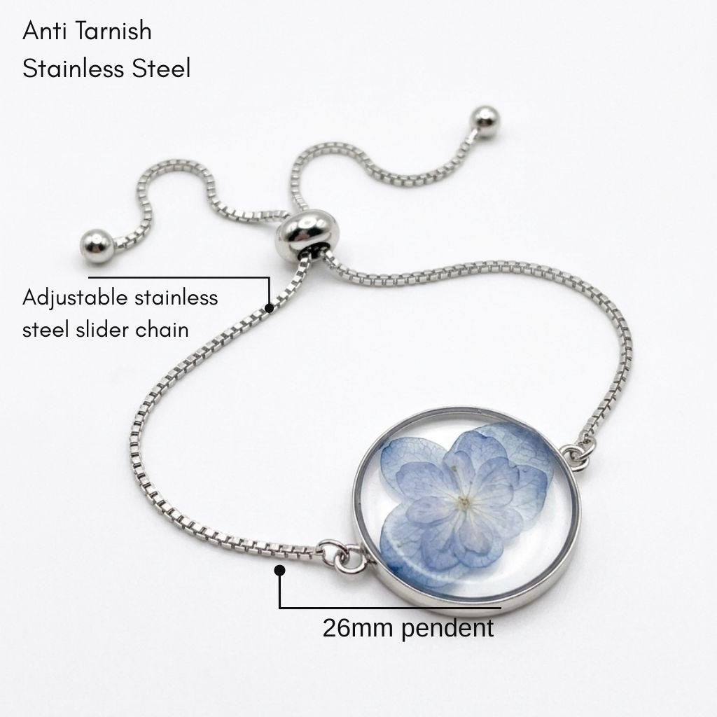 Crystalline Hydrangea Bracelet