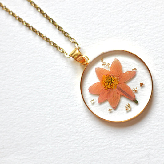Star Hydrangea Necklace