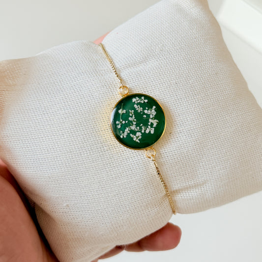 Mini Annes Lace Green Bracelet